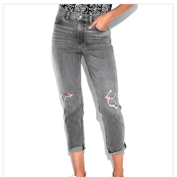 Express Denim - Express high rise girlfriend jean 00 (fits like 2)